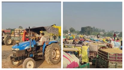 MP News Farmers Forced to Sleep Under Sky as Paddy Floods Mandis in Chilling Cold