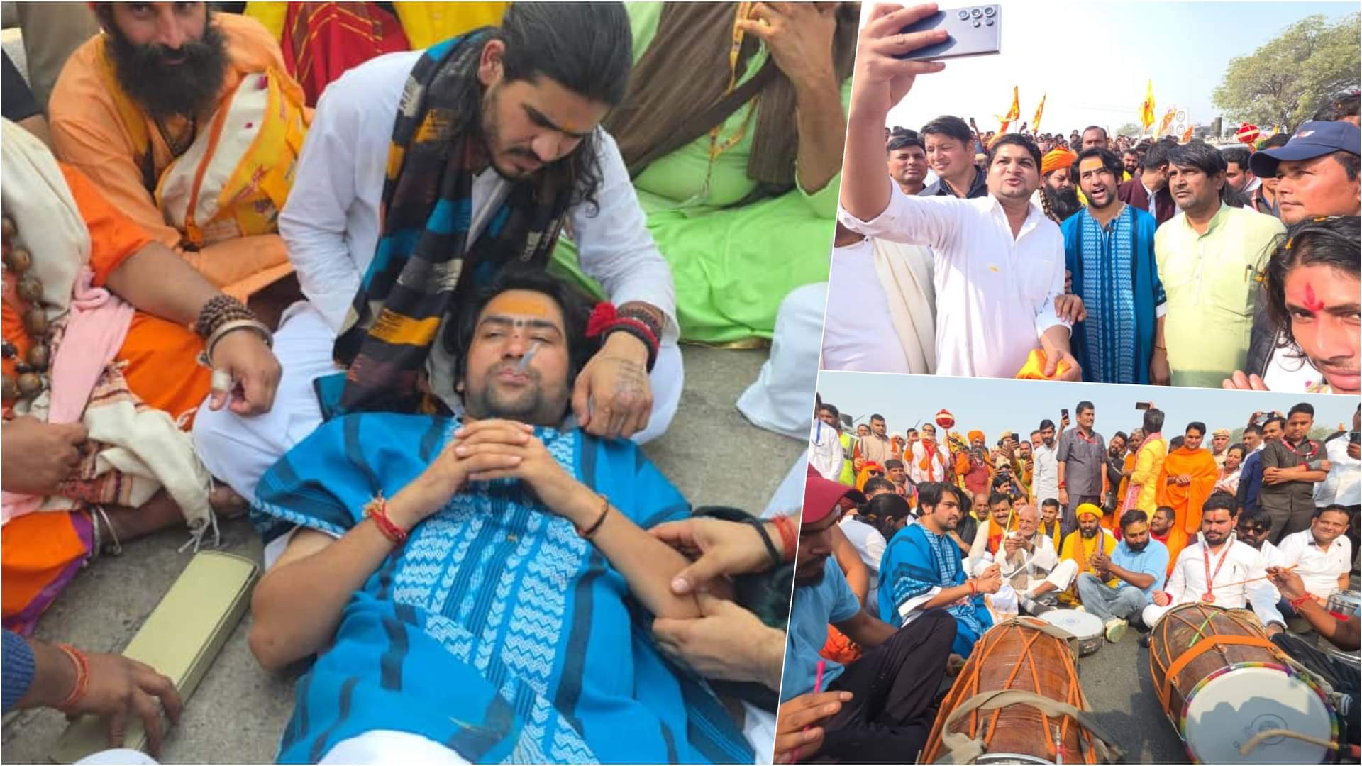 MP News: Bageshwar Maharaj’s Sanatan Ekta Yatra reaches Braj, Muslim community welcomes him promoting harmony