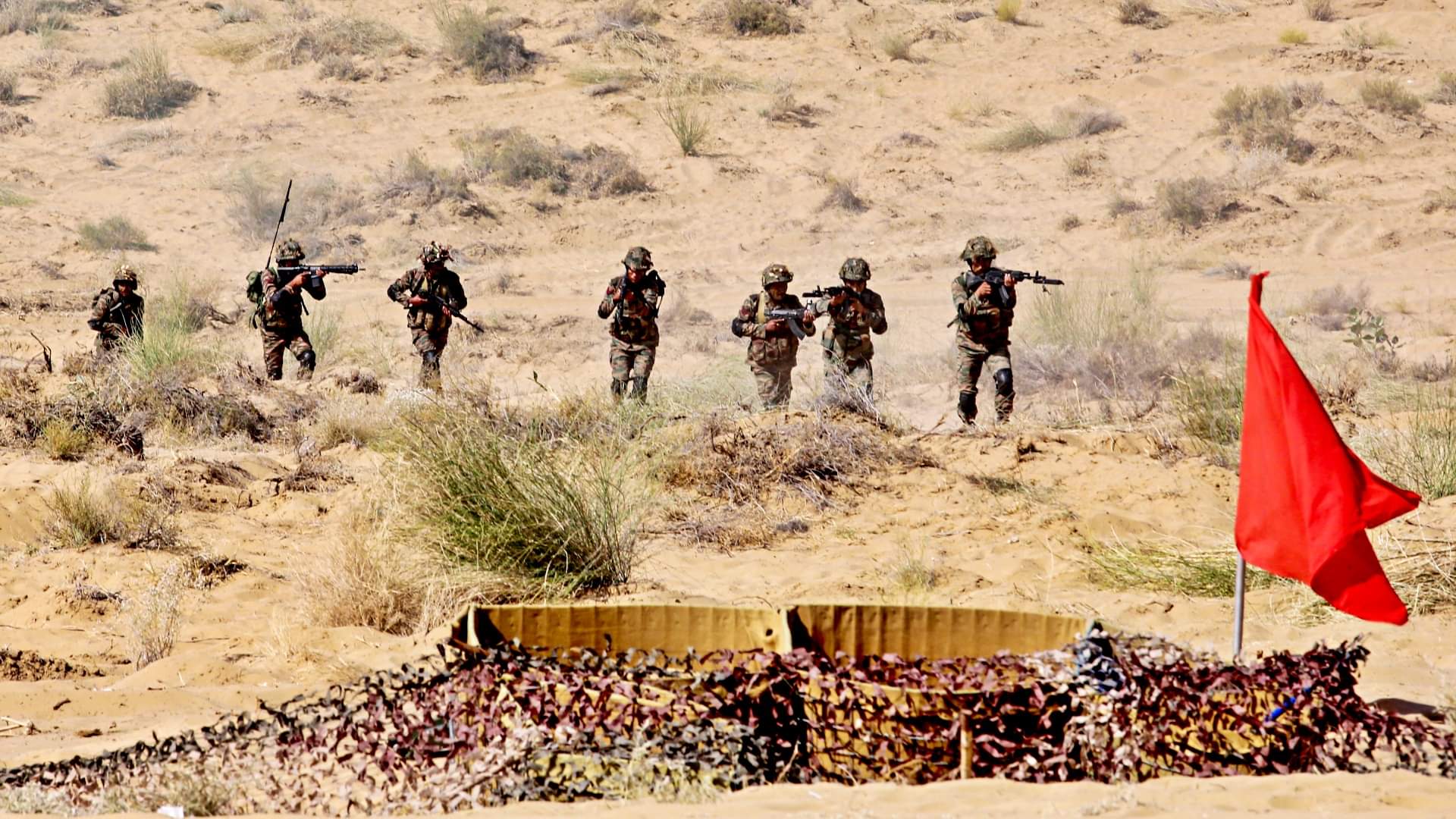 Operation Trishul Indian Army and Air Force Display War Power in desert of Rajasthan