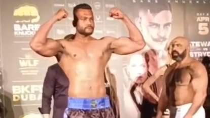 Jaskaran Singh power slap player from Moga defeated American player in Saudi Arabia