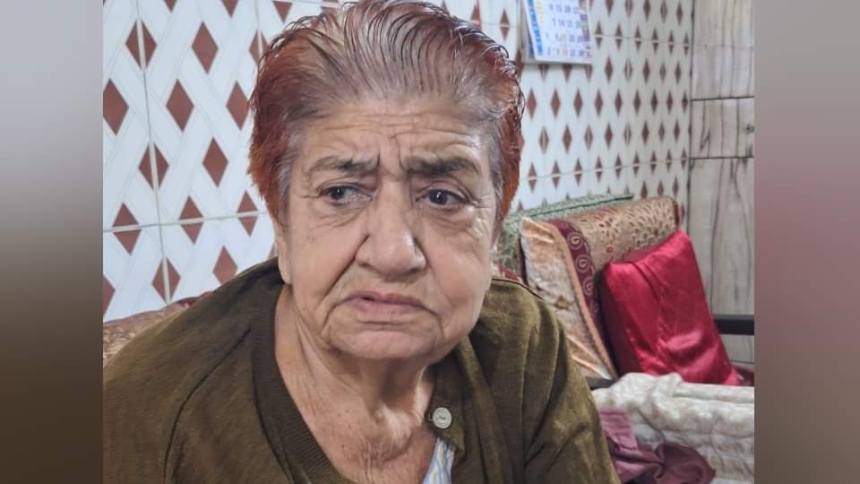 पीड़ित बुुजुर्ग महिला।