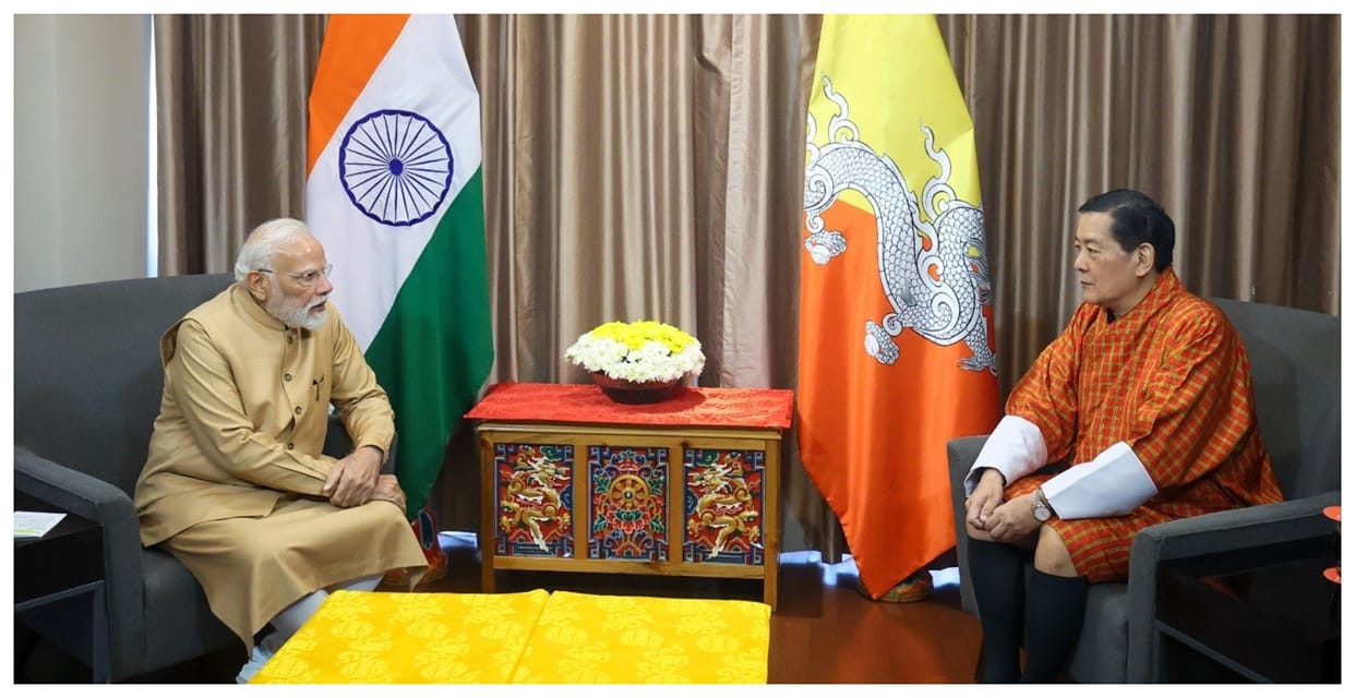 pm modi bhutan visit updates meet with king inaugurates kalachakra abhishek enhence partnership