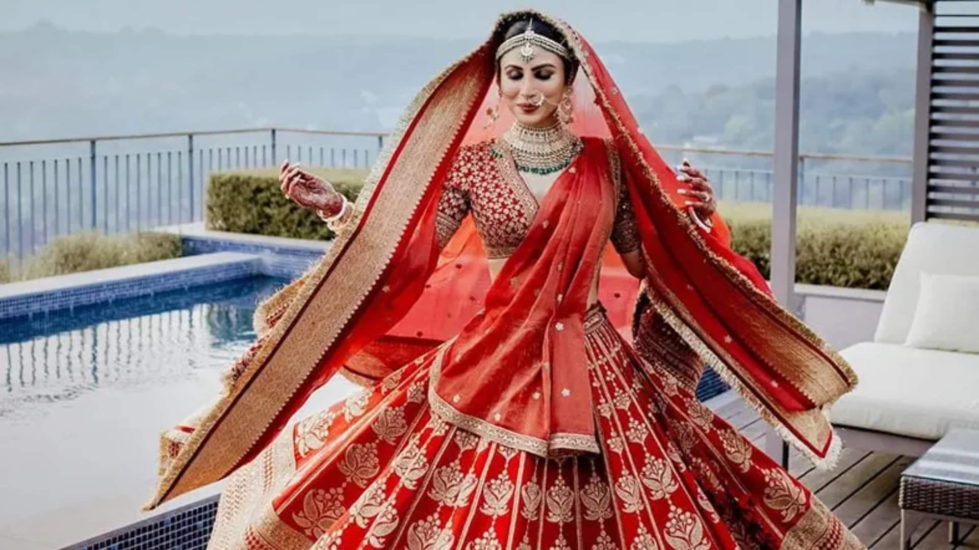 why red bridal lehenga is better than pastel shade lehenga