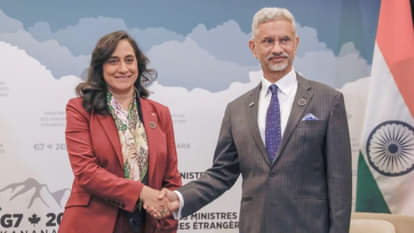 EAM Jaishankar meets Canadian FM Anita Anand on G7 sidelines in Niagara, discusses roadmap to boost ties