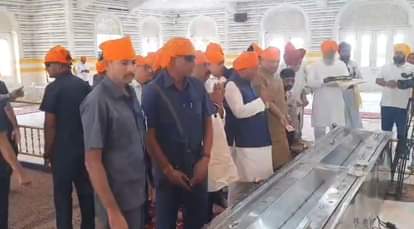 Bihar News: Nitish Kumar attended Takht Sri Harmandir Sahib bowed his head in the Guru court
