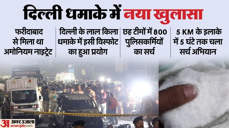 Delhi Blast Update Same Explosives Were Used In Delhi Blast Were Recovered From Faridabad – Amar Ujala Hindi News Live