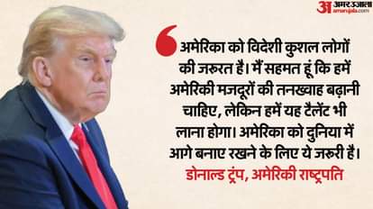US need to bring this talent as it can't rely on long-term unemployed- Trump soften stance on H-1B visa reform