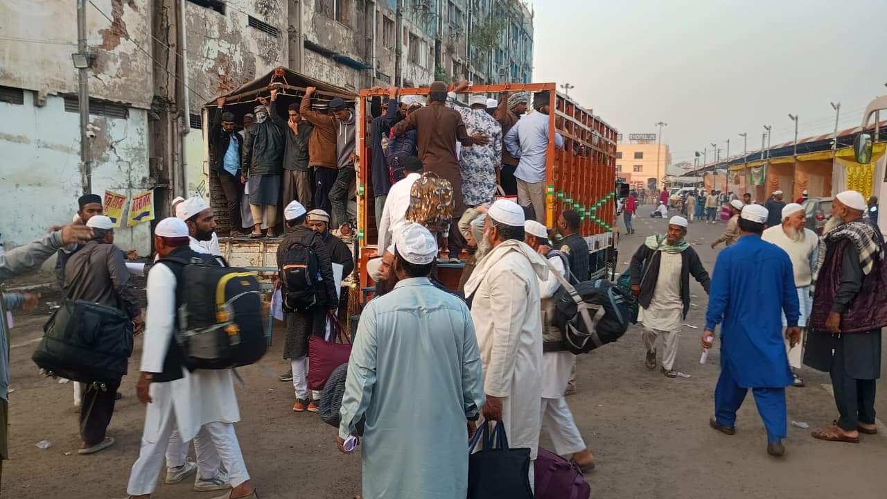 भोपाल पहुंचे जायरीन