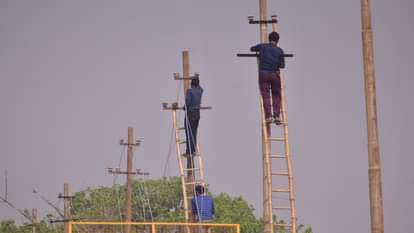 MD inaugurated the work of the Electricity Department at the Magh Mela