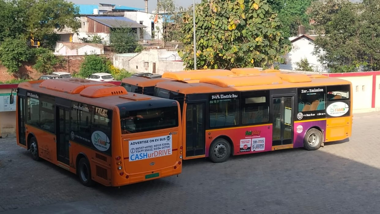 E-buses will run on three routes of the city from Monday in Bareilly know the fare