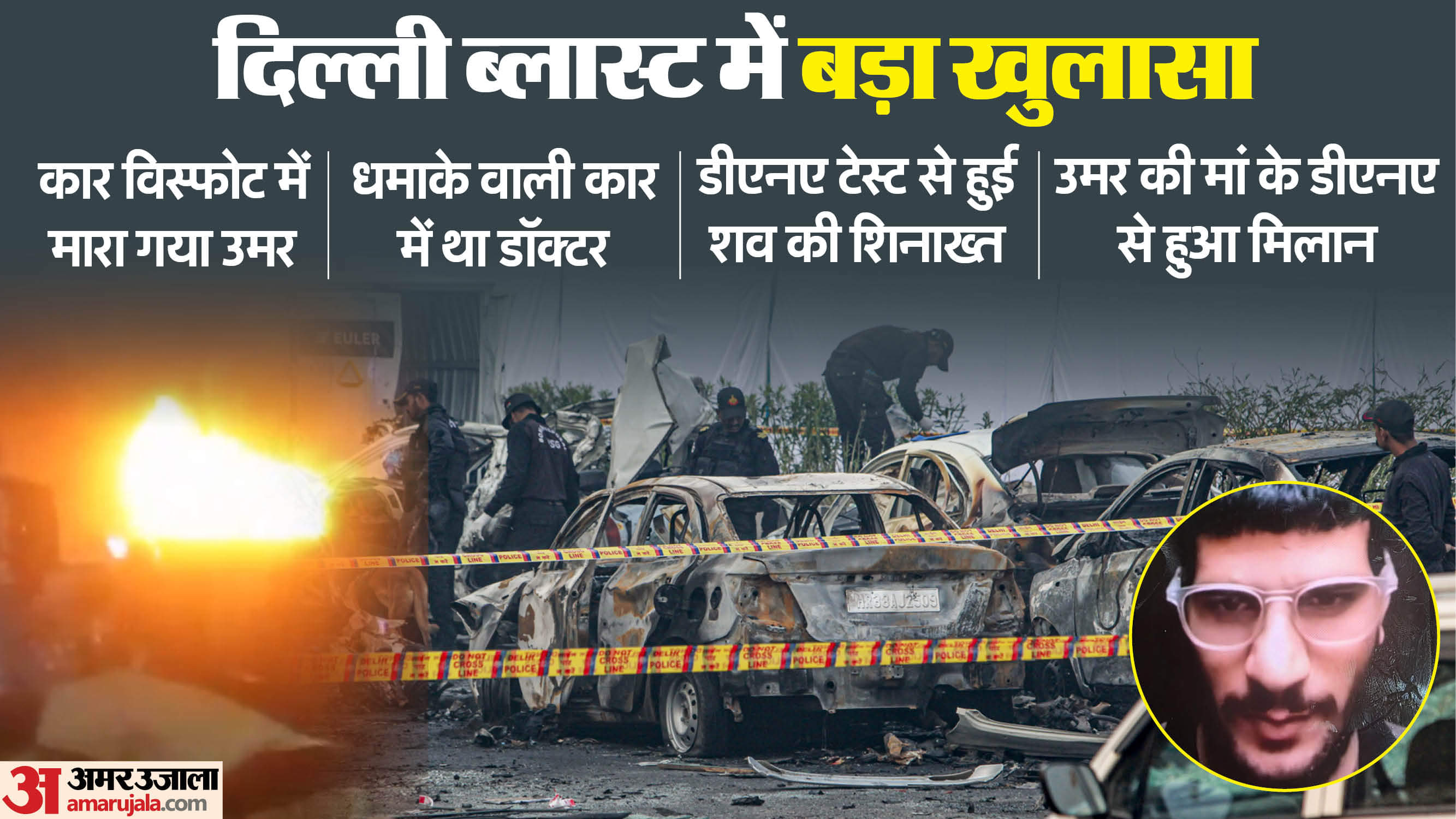 Delhi Blast Case DNA Test Confirms DR Umar present in i20 car biggest reveal in case Umar was present in car