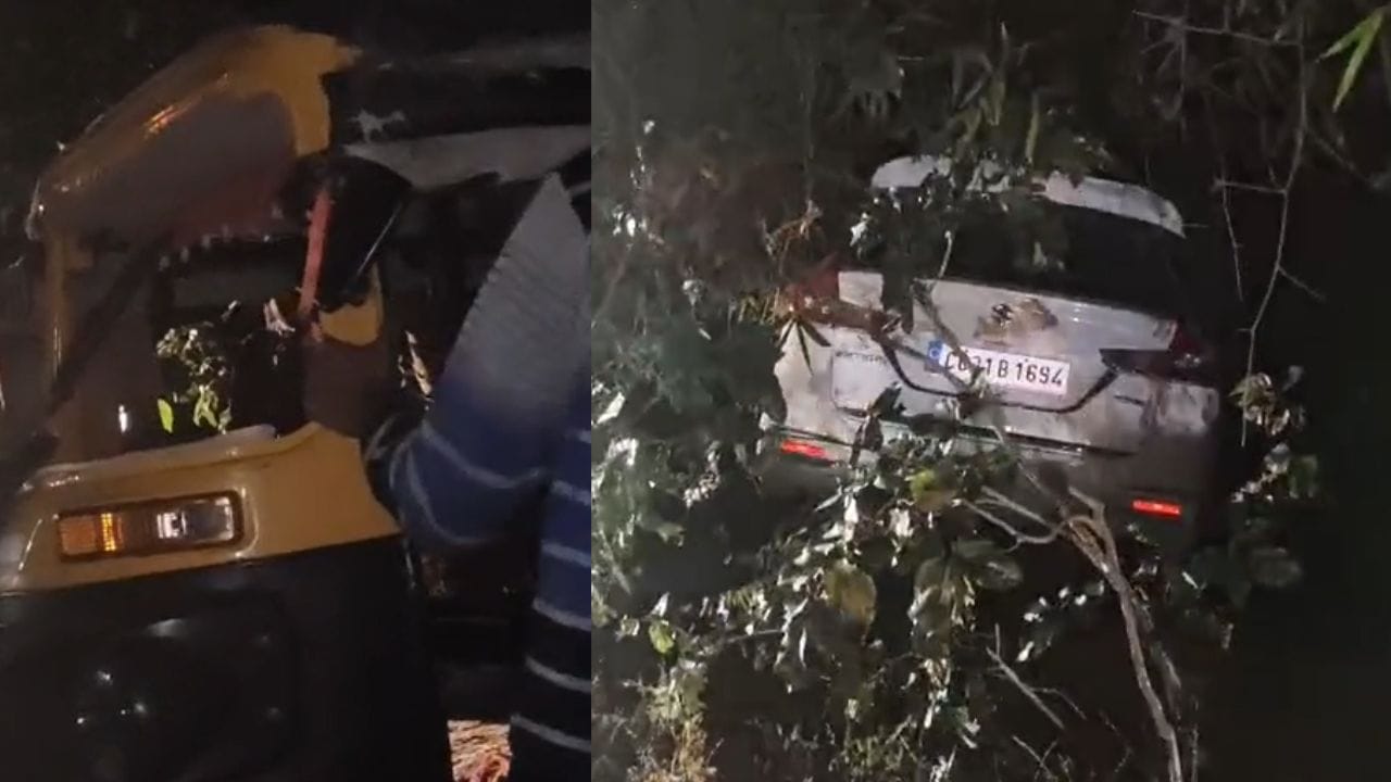 एक्सीडेंट में आठ लोग घायल