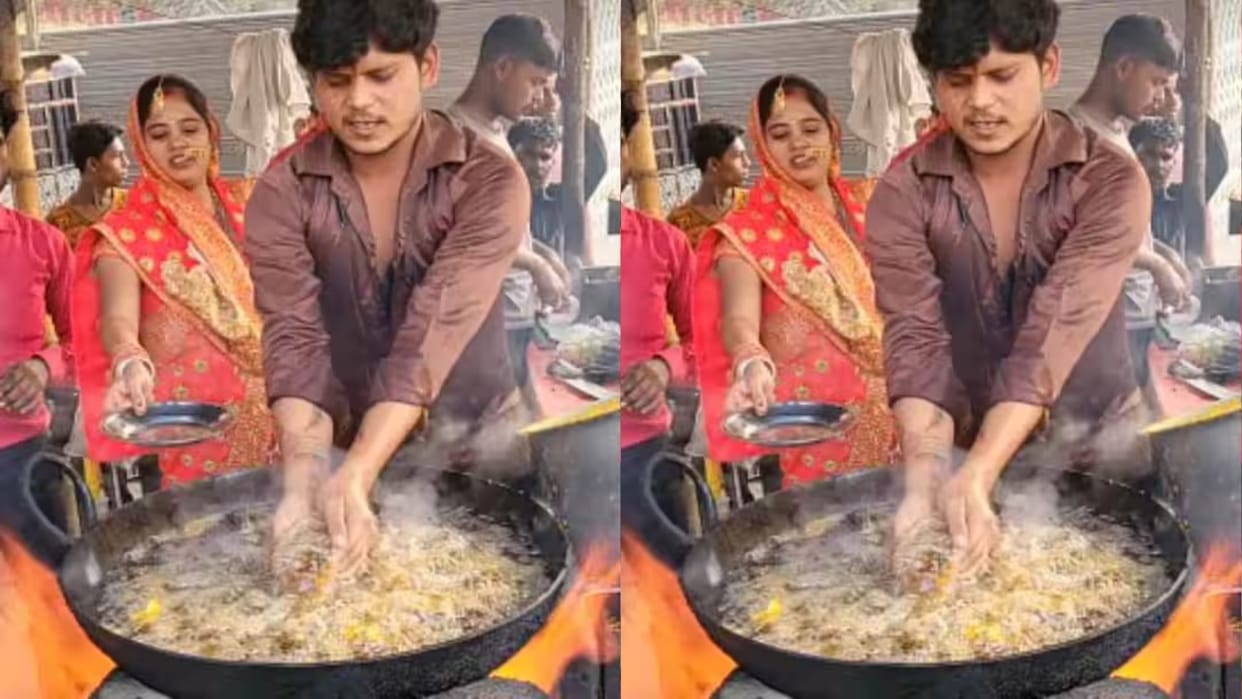 Hands dipped in boiling oil as if washing in water Video goes Viral on Internet see netizens reaction