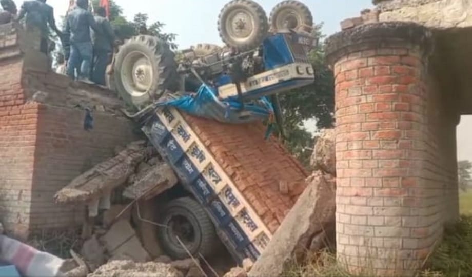 culvert carrying a brick-laden tractor collapses, killing the driver. It hadn't been repaired in years.