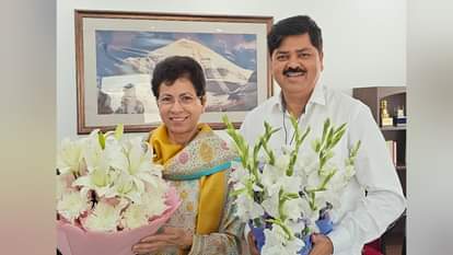 कांग्रेस प्रदेश प्रभारी से मिले प्रदेश अध्यक्ष गणेश गोदियाल