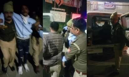 Kanpur Encounter between criminals and police one shot in the leg the other absconded