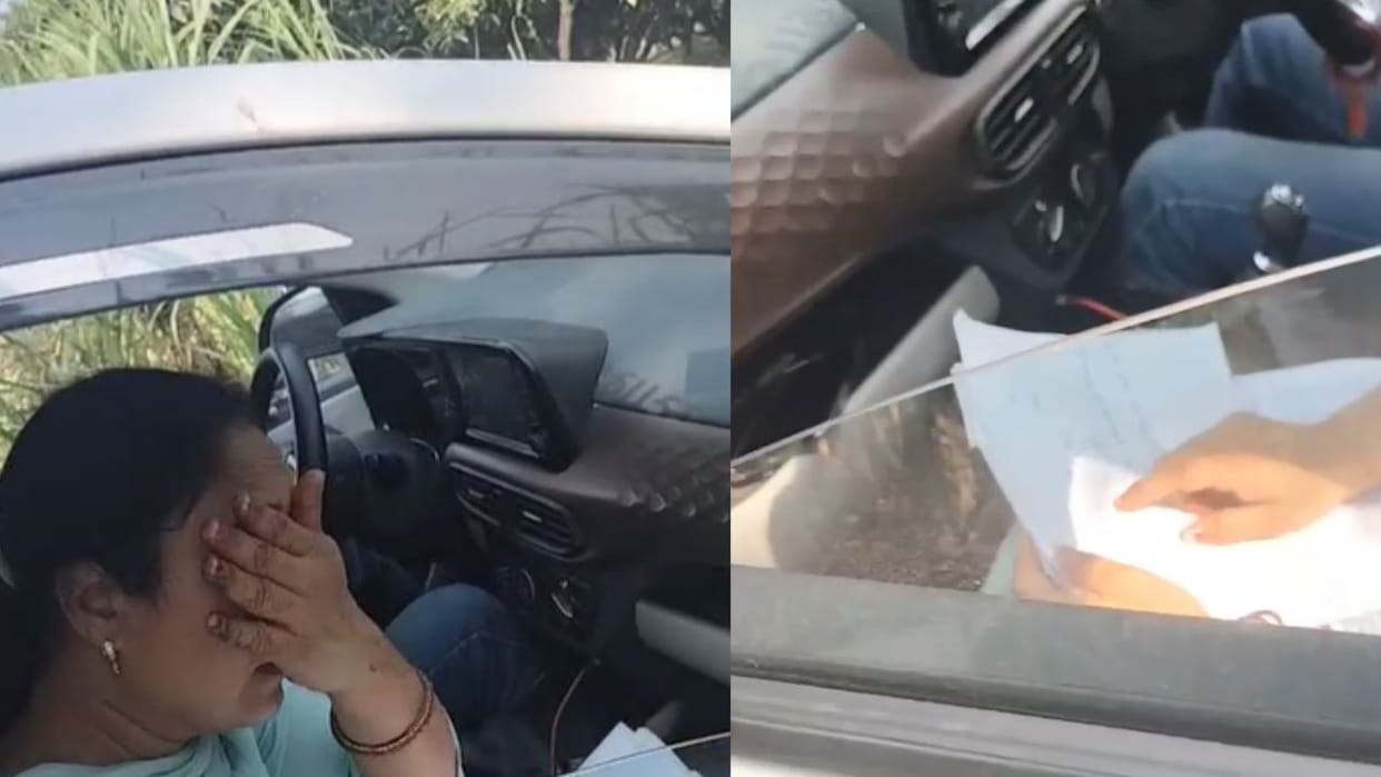 viral Video of lekhpal taking bribe from farmer in Ghaziabad
