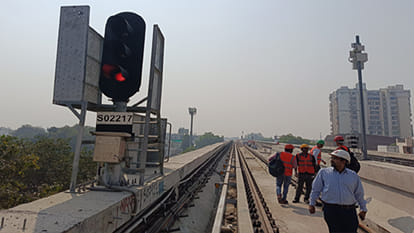 Kanpur: Testing of signal system begins on Baradevi-Naubasta elevated route