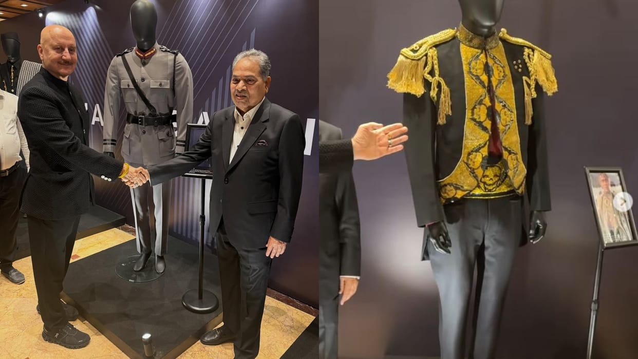 Anupam Kher congratulate the man who design the dr dan and mogambo dress in film