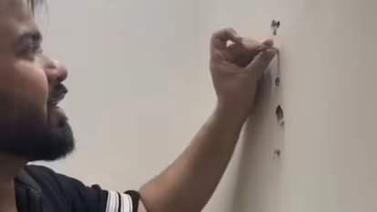 Pencil easily goes in wall of Rs 1.5 crore Noida home raising questions about the quality of the flat