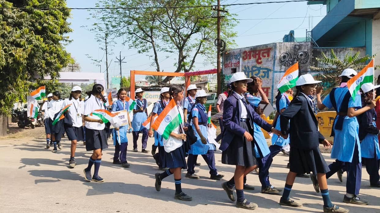Run for Unity organised in Korba on 150th birth anniversary of Sardar Patel