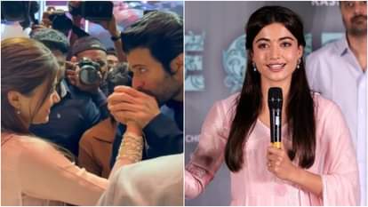 Amid Wedding Rumors Rashmika Mandanna Praises Vijay Deverakonda At The Girlfriend Success Meet He Is Blessing