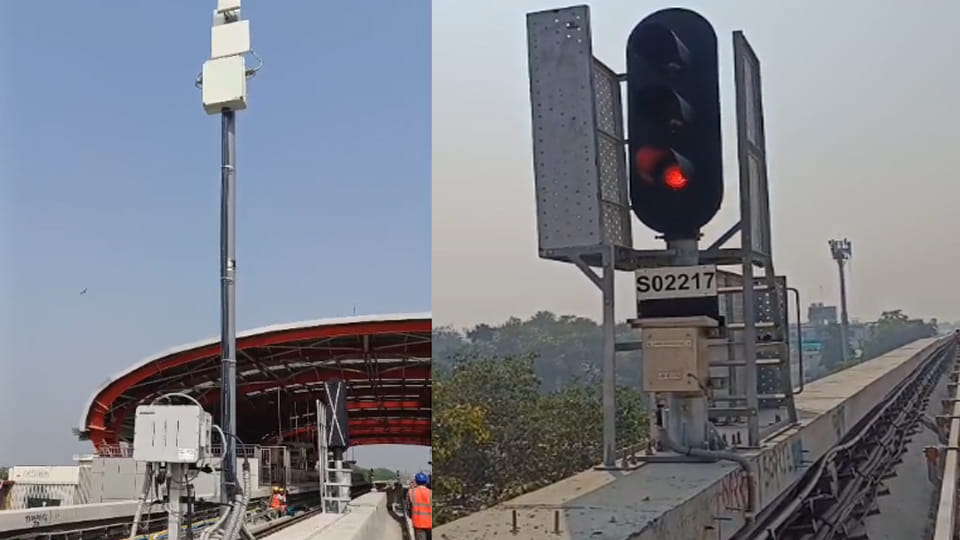 Kanpur: Testing of signal system begins on Baradevi-Naubasta elevated route