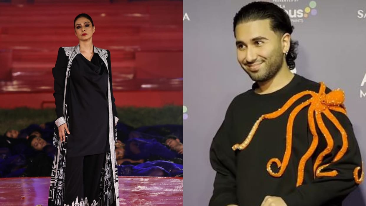 Tabu orry and meera kapoor reached abu jani and sandeep khosla fashion show