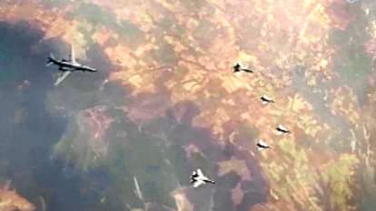 India-US Air Force Bilateral maneuvers in the south, joint flight of Sukhoi-30 and B-1B Lancer