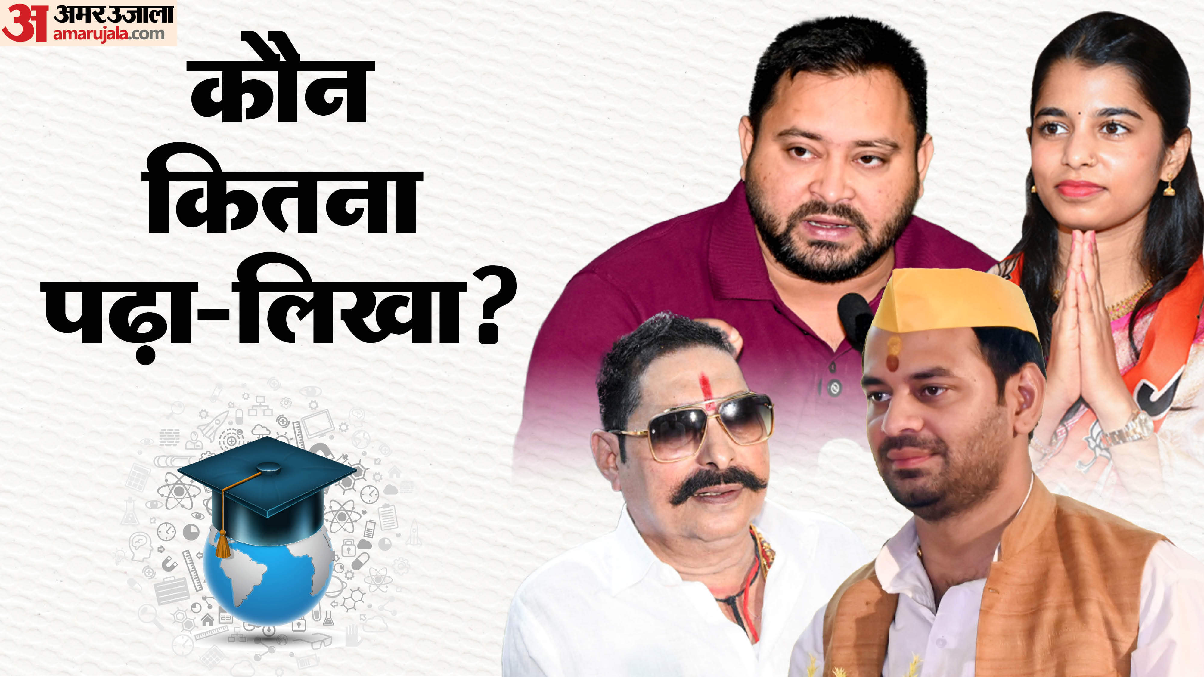 Bihar Election Result: How Educated Are Tej Pratap, Tejashwi, Maithili, and Bahubali Anant Singh?