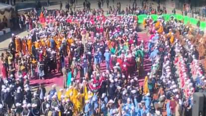 Students danced to the tunes of the Himachal Police Band on Children's Day in Shimla, CM Sukhu was also presen