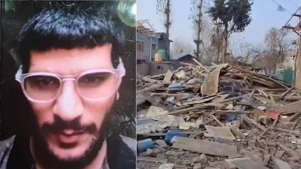 Delhi terror blast case: residence of Dr Umar Un Nabi has been demolished in Pulwama
