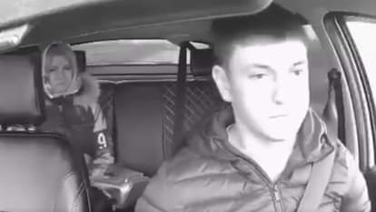 Disliked the song the woman pulled a knife on the cab driver  and what happened next Video goes Viral
