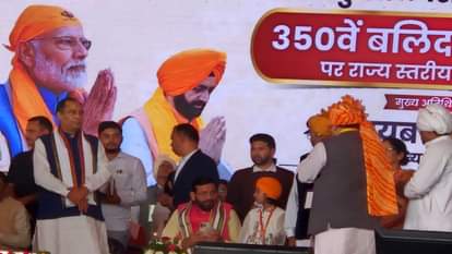 Chief Minister Nayab Saini reached Sonipat, participated in the 350th martyrdom day program of Kushal Singh.