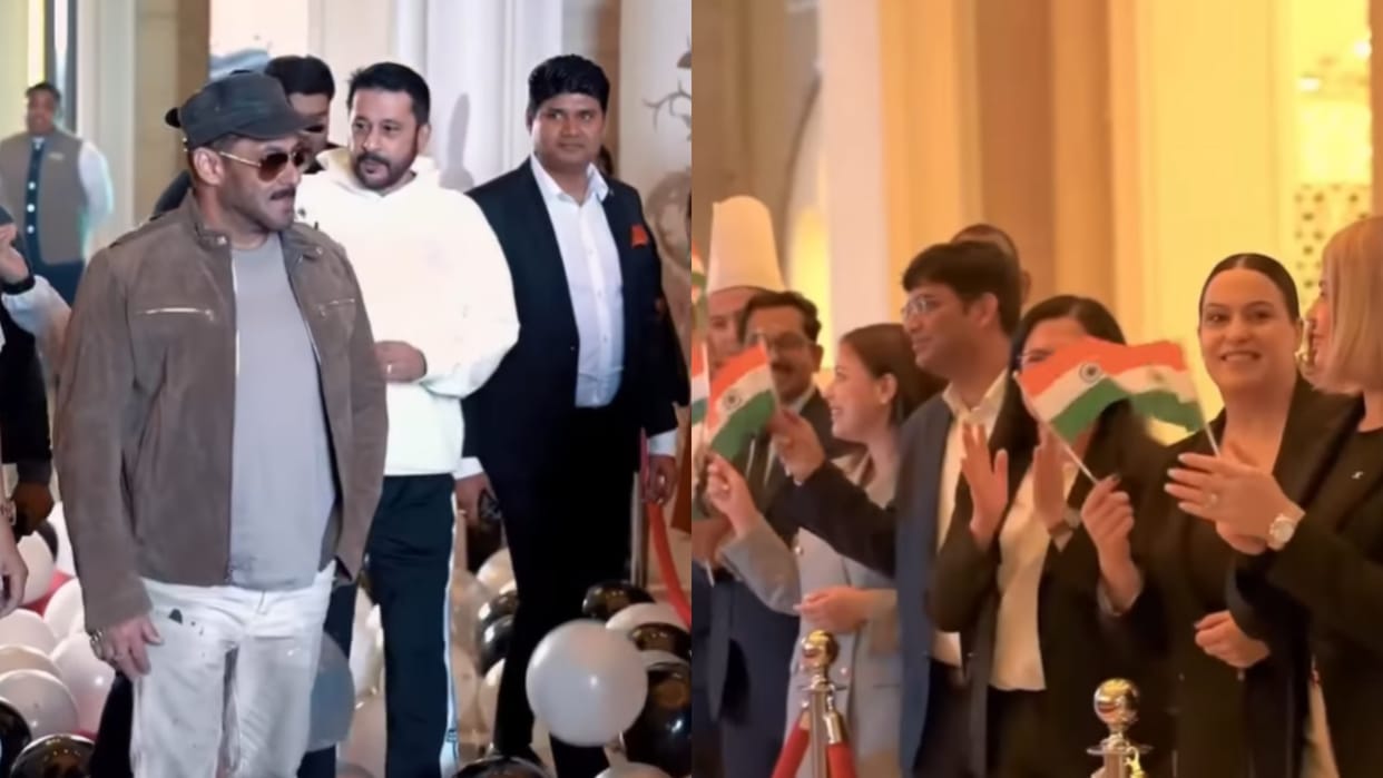 Salman Khan on Dabangg Tour Gets grand welcome in Qatar