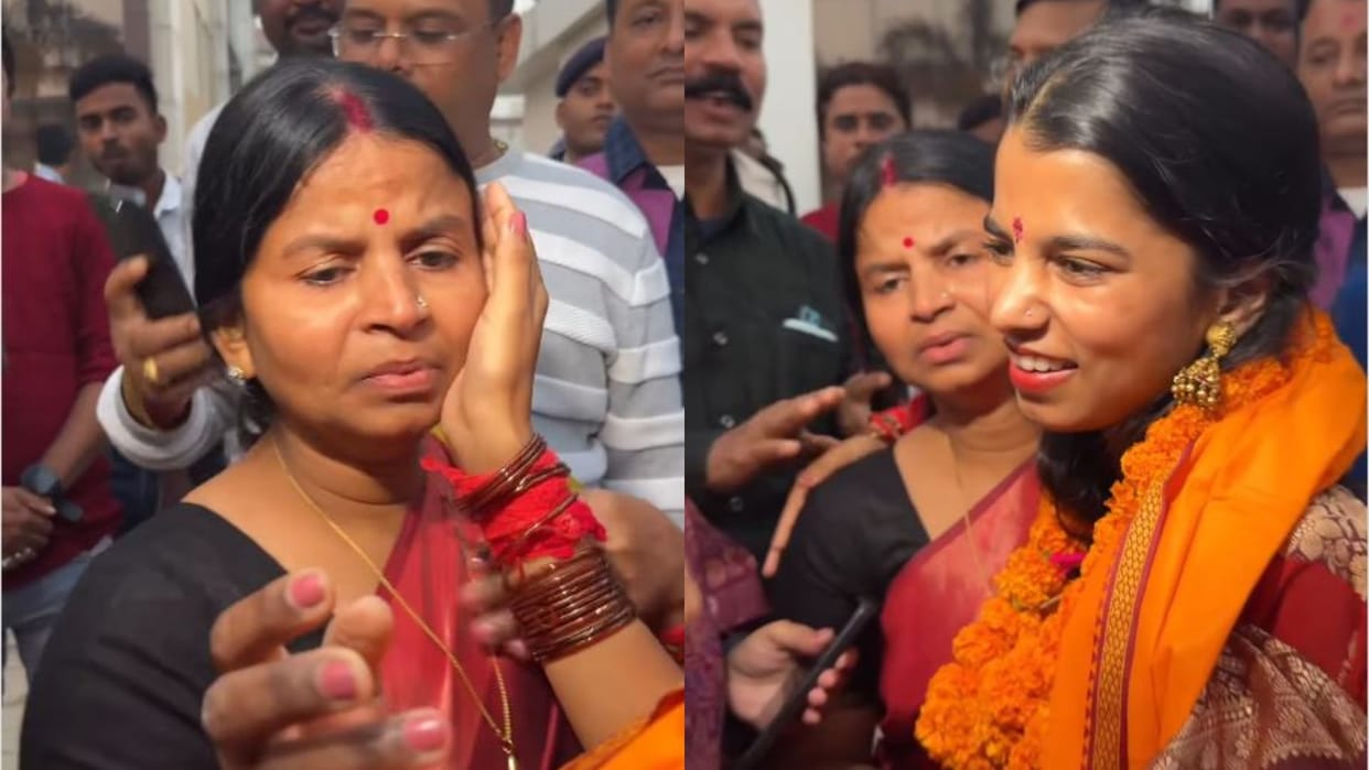 Maithili Thakur won in Bihar Election from Alinagar Assembly video goes viral