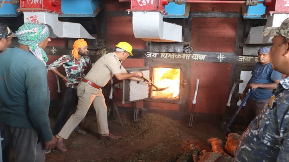 प्रतिबंधित दवाइयां नष्ट