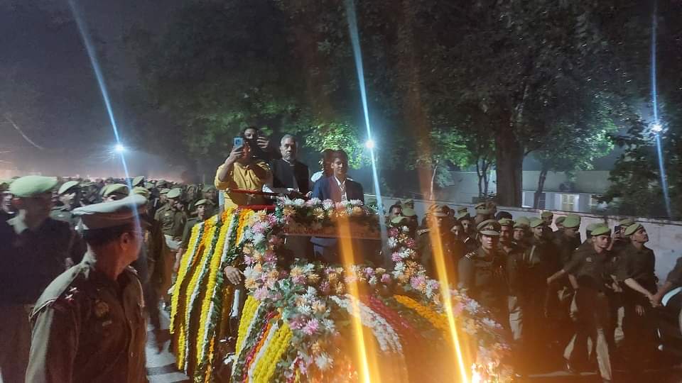 DSP Deepti Sharma Receives Grand Red Carpet Welcome in Agra Police Lines