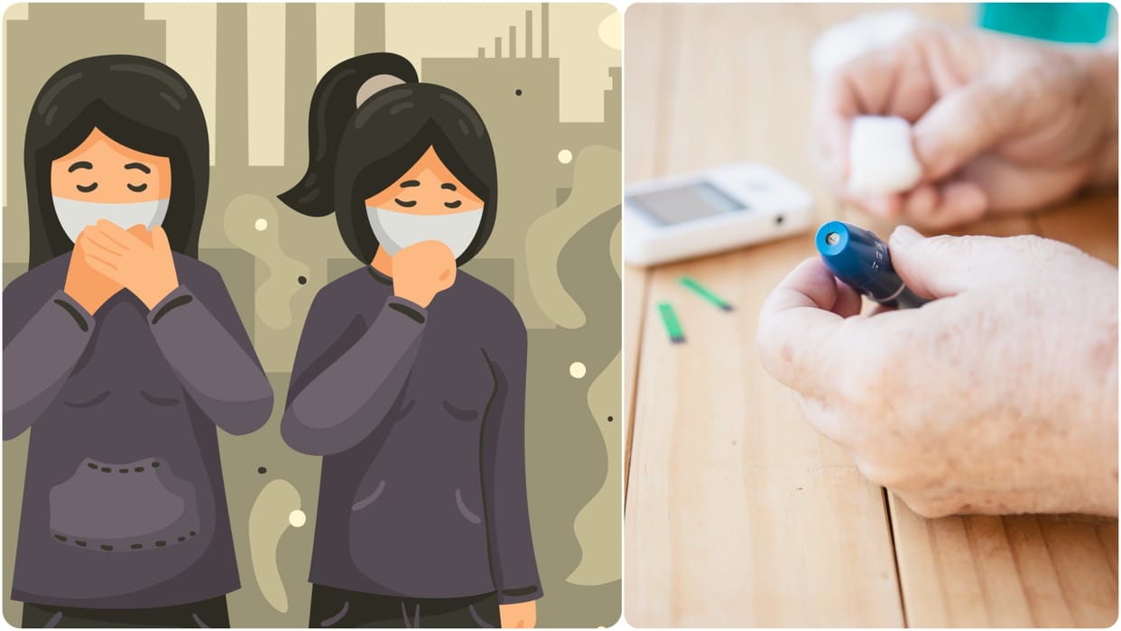 how does air pollution affect diabetes know its risk delhi ncr pollution news