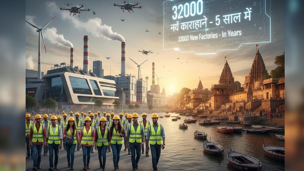32,000 new factories opened in Varanasi in five years with an investment of Rs 500 crore