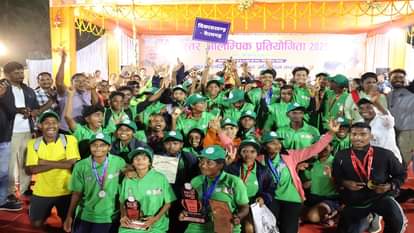 Bastar Olympic district level competition concludes in Bijapur