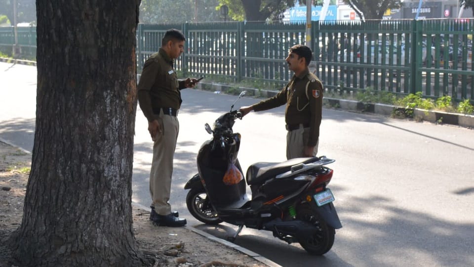 Man died in accident in chandigarh