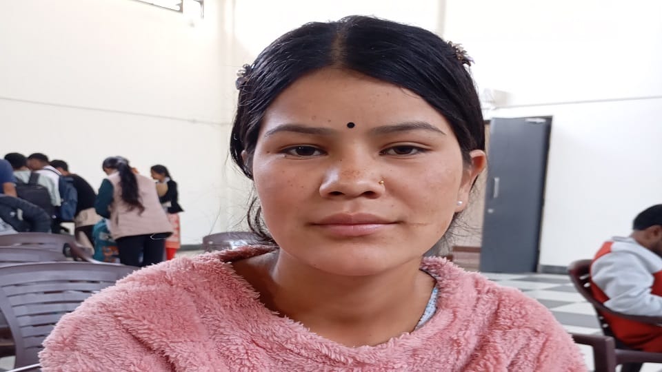 Hemanti a resident of Rathi village in Pithoragarh got a job at the employment fair in haldwani