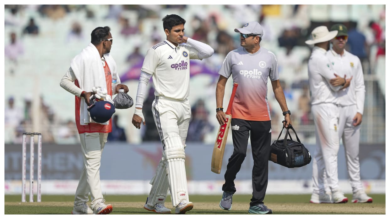 IND VS SA TEST: Shubman Gill hospitalised after neck pain during kolkata test know details