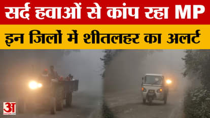 MP Weather Today: Madhya Pradesh shivering in the cold winds, cold wave alert in these districts including Bho