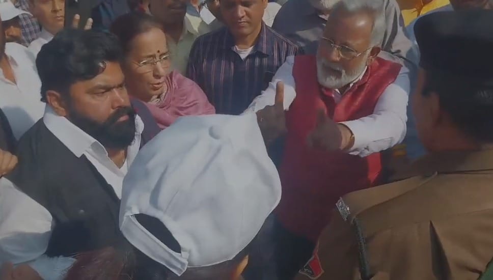In Sri Ganganagar, there was a heated argument between DM Dr. Manju and MLA Bihani, know why the dispute happe