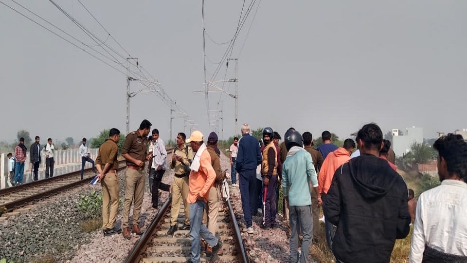 Body of farmer found on railway line