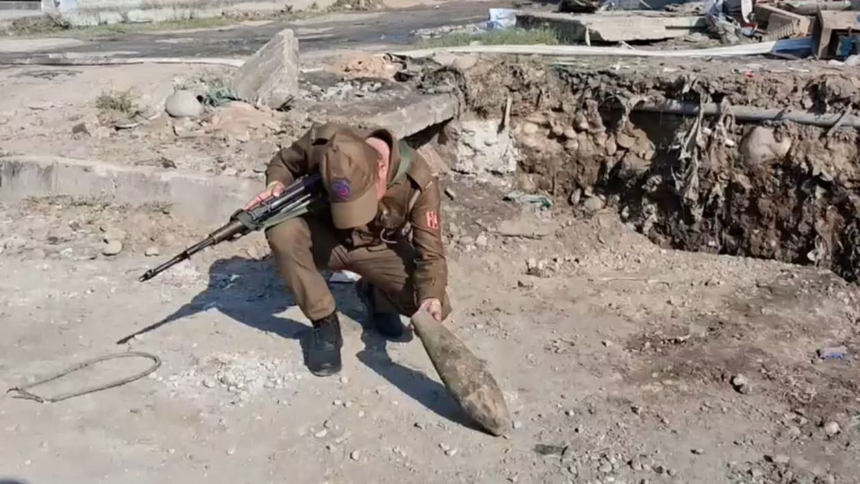 Rusted mortar shell found in Jammu; neutralised Jammu