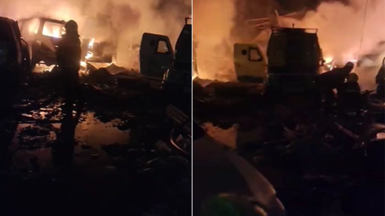 Massive explosion at Nowgam police station: Four killed, 27 injured; over 12 vehicles destroyed
