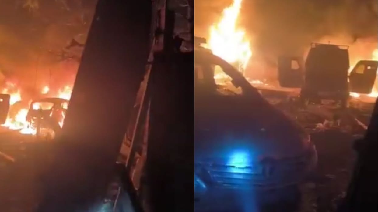 Massive explosion at Nowgam police station: Four killed, 27 injured; over 12 vehicles destroyed